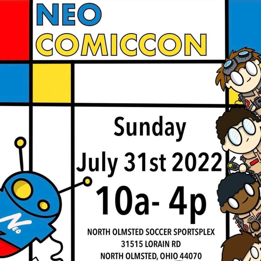 Our freinds at NEO ComicCon are getting ready to open the doors for their event this weekend in North Olmstead, Oh. If you get a chance, definatly check it out. So many comics and creators. Defiantly not one to miss.